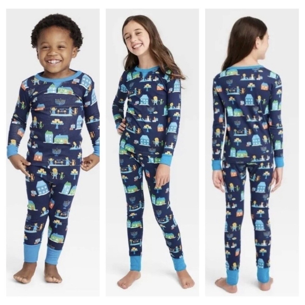 Wondershop Mens pajama set Top & Pants Lions Print Size XL Hanukkah - Picture 7 of 7